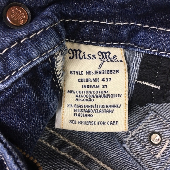 🛍 Miss Me Signature Bootcut Jeans, Size 28 - Picture 6 of 6